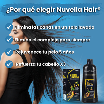 Un pelo fuerte y sin canas con Nuvella Hair® OFERTA 2x1 SOLO HOY