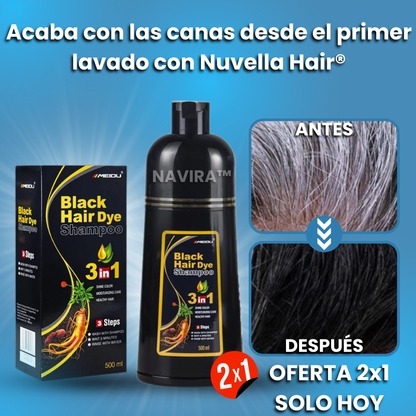 Un pelo fuerte y sin canas con Nuvella Hair® OFERTA 2x1 SOLO HOY